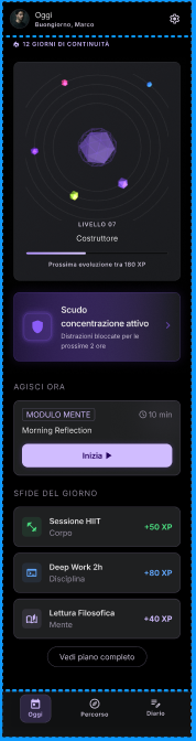 Schermata Discovery
